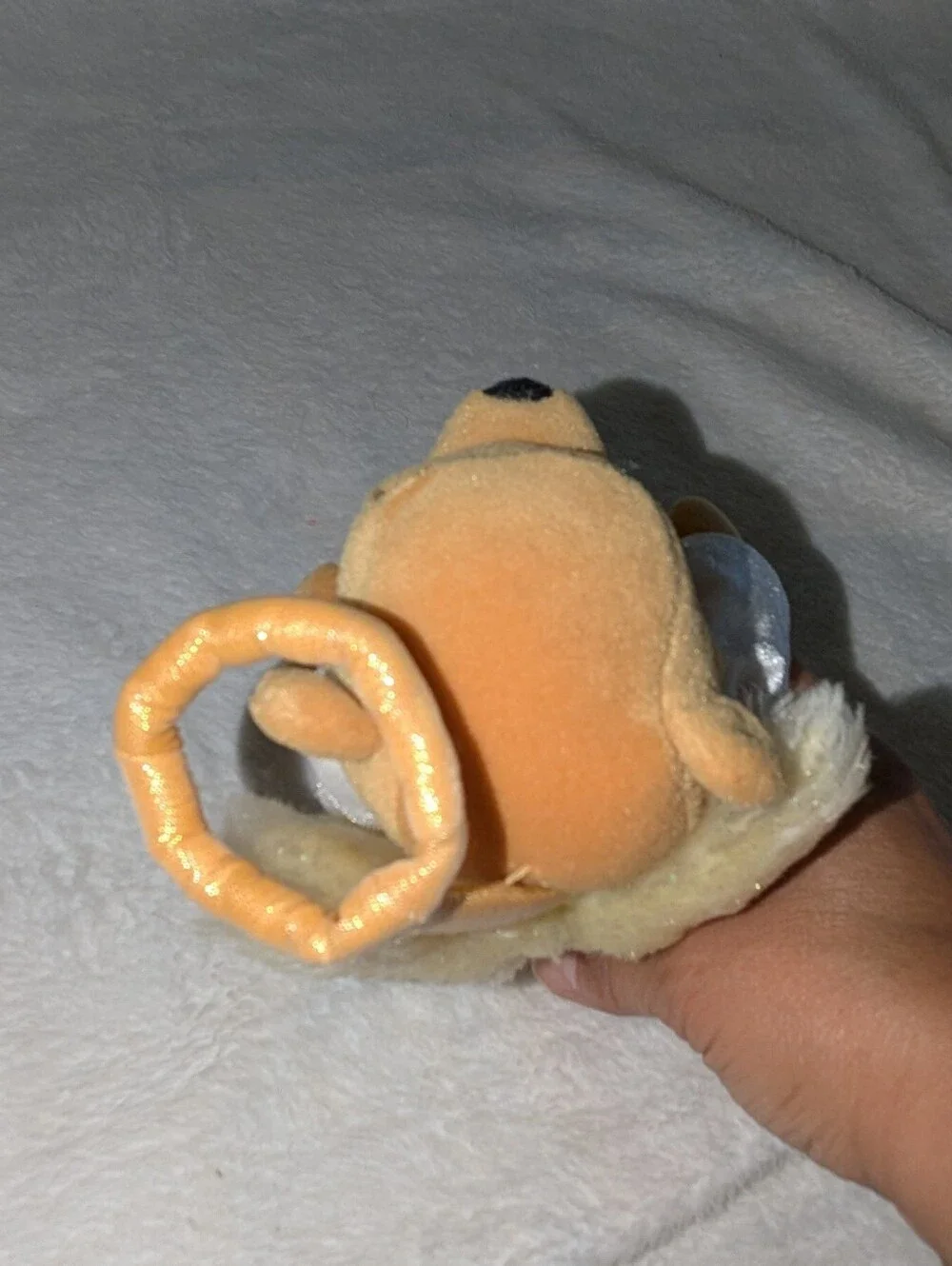 Vintage 2000 Disney Store Choir Angel Pooh Mini Bean Bag Plush